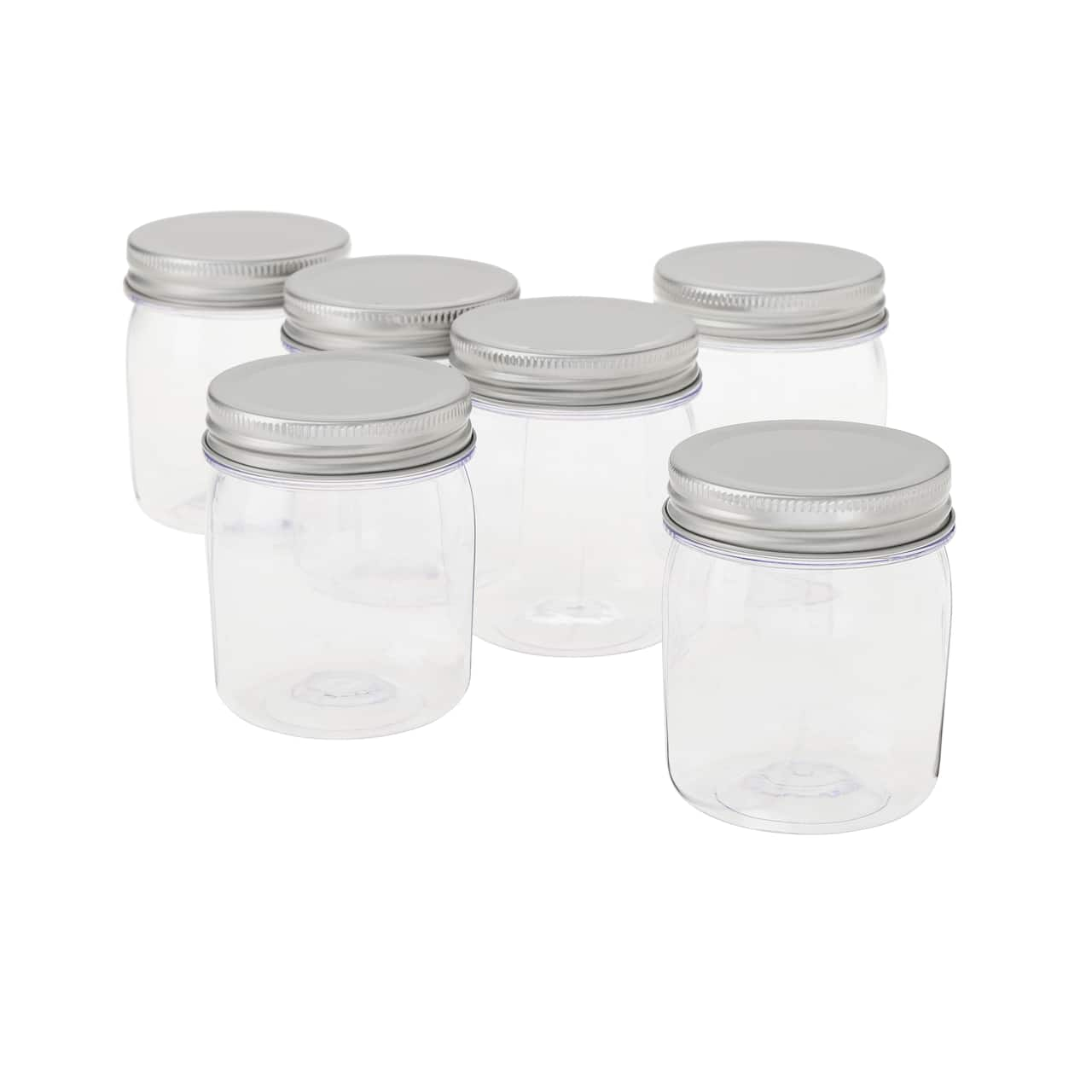 8oz. Plastic Mason Jars by Craft Smart®, 6ct.